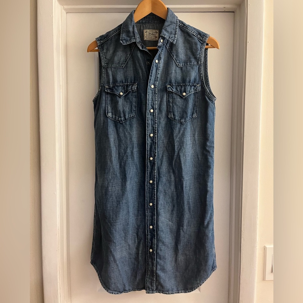 Polo by Ralph Lauren Blue Denim Dress
